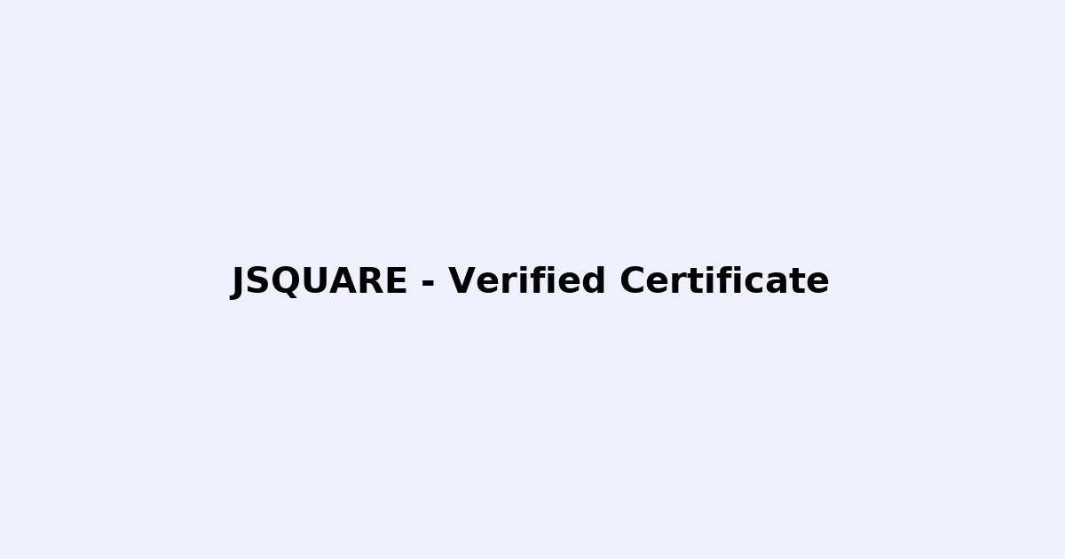 Digital Certificate